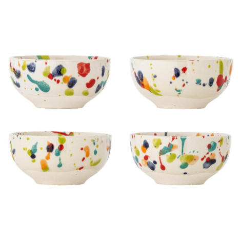 Krémové misky v sadě 4 ks z kameniny 300 ml Freckles – Bloomingville