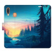 iSaprio flip pouzdro Magical Landscape pro Samsung Galaxy A40