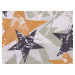 Bavlněné povlečení BROWN STARS bílé Rozměr povlečení: 70 x 90 cm | 140 x 200 cm
