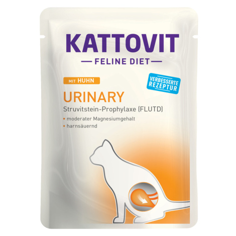 Kattovit Feline Urinary Pouch 85 g - 24 x 85 g kuřecí