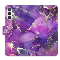 iSaprio flip pouzdro Purple Marble pro Samsung Galaxy A32 5G