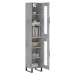 vidaXL Skříň highboard betonově šedá 34,5x34x180 cm kompozitní dřevo