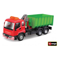 Bburago 1:43 servisní vozidlo Hooklift and Crane Truck