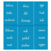 Nálepky na potraviny do mrazáku iDesign The Home Edit