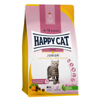 Happy Cat Young Junior venkovská drůbež 4× 1,3 kg