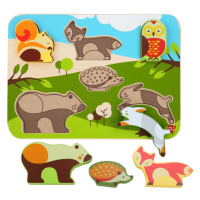 LucyLeo dřevěné puzzle Forest Animals