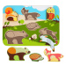 LucyLeo dřevěné puzzle Forest Animals