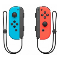 Nintendo Joy-Con Pair neonově červený/neonově modrý