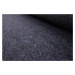 Betap koberce SUPER CENA: Černý výstavový koberec Budget metrážní - Bez obšití cm