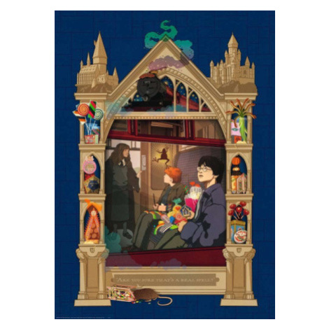 RAVENSBURGER Puzzle Harry Potter: Bradavice 1000 dílků 162489