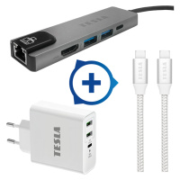 TESLA - SET Sync & Charge pro ultrabook/MacBook