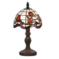 Clayre&Eef Stolní lampa 5LL-6156 v designu Tiffany