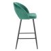 HALMAR Barová židle Ivy6 tmavě zelená