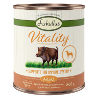 Lukullus konzervy, 24 x 800 g - 250 Kč SLEVA - Vitality imunitní systém: divočák (bez obilovin)