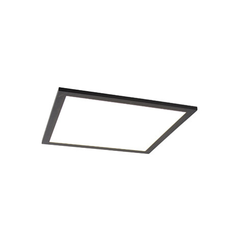 Moderní stropní svítidlo černé včetně LED 40 cm - Liv QAZQA