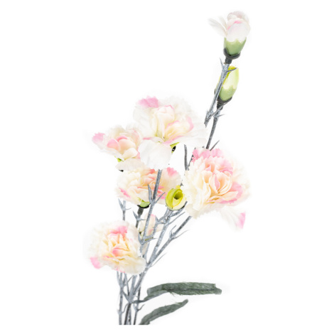 Umělá květina drobné Karafiáty, růžová, 60 cm