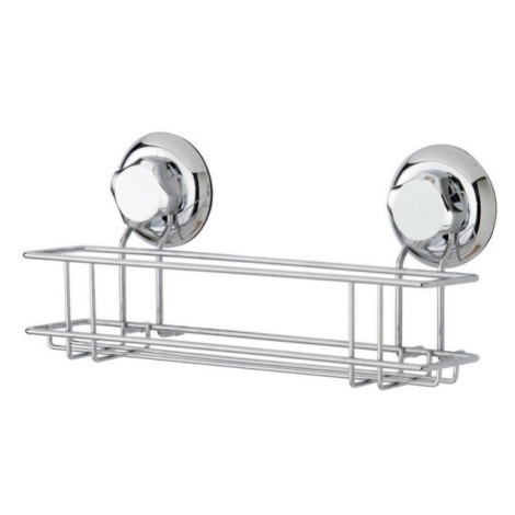 Polička na kořenky bez vrtání Compactor - Bestlock systém, nosnost až 12 kg, chrom