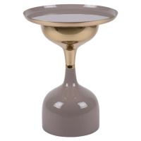 Kovový kulatý odkládací stolek ø 41 cm Ivy – Leitmotiv
