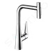 HANSGROHE Talis Select M51 Dřezová baterie M5117-H300 s výsuvnou sprškou, sBOX, chrom 73867000