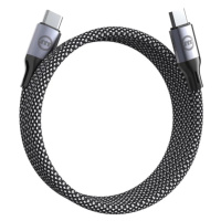 Magnetický kabel USB-C na USB-C Mobile Origin 1m - černý