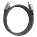 Magnetický kabel USB-C na USB-C Mobile Origin 1m - černý