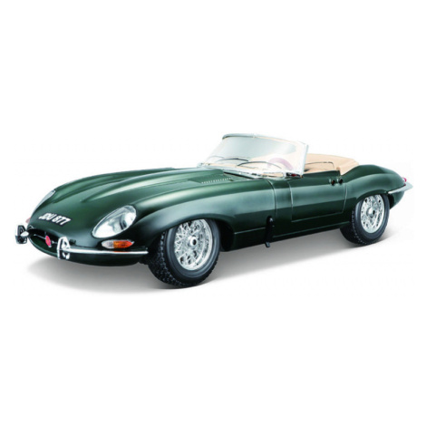 Bburago 1:18 JAGUAR E-TYPE CABRIOLET DARK GREEN
