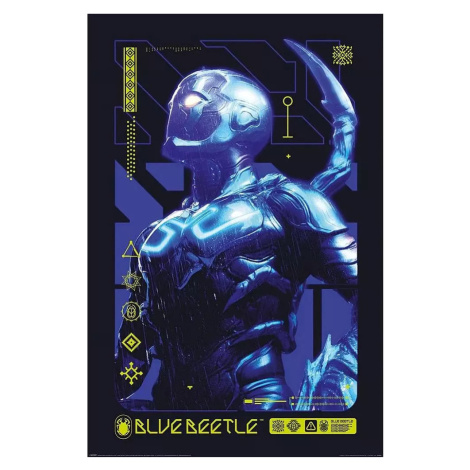 Plakát Blue Beetle - Alien Biotech Pyramid