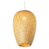 Ručně vyráběná závěsná bambusová lampa | BOHO | Čínský lustr