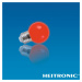 HEITRONIC LED žárovka G45 červená E27 2W 17046