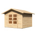 Dřevěný domek KARIBU TALKAU 8 (83340) natur LG2734