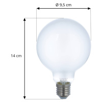 LUUMR LUUMR Smart LED žárovka sada 2 žárovek E27 G95 7W matná Tuya