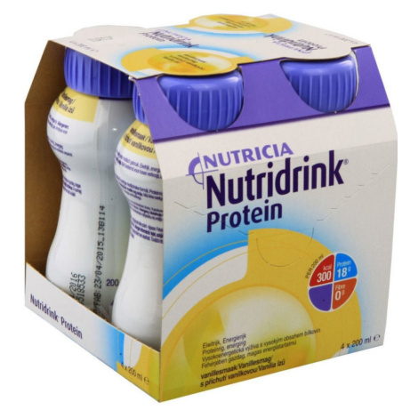 NUTRIDRINK Protein vanilka 4 x 200 ml