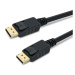 PREMIUMCORD DisplayPort 1.3/1.4 přípojný kabel M/M, zlacené konektory, 1.5m