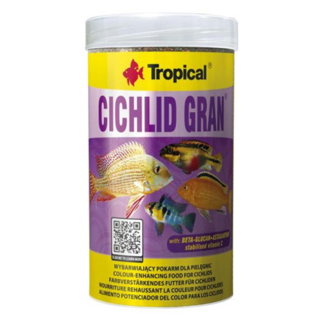 Tropical Cichlid Gran 250ml/138g krmivo s beta-glukanem pro cichlidy