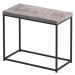 Tempo Kondela Příruční stolek TENDER - černá / beton + kupón KONDELA10 na okamžitou slevu 3% (ku