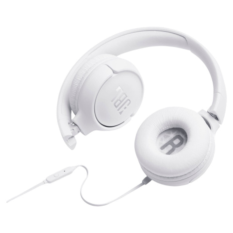 JBL Tune 500 White Sluchátka na uši