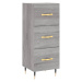 vidaXL Skříň highboard šedá sonoma 34,5 x 34 x 180 cm kompozitní dřevo