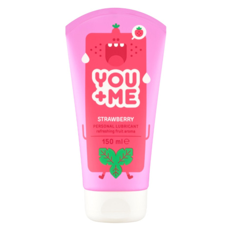 You Me Strawberry lubrikační gel 150 ml