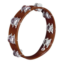 Meinl TA2A-AB Traditional Wood Tambourine 2 Rows Aluminium - African Brown