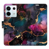 iSaprio Flip pouzdro Dark Marble pro Xiaomi Redmi Note 13 Pro 5G / Poco X6 5G