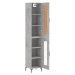 vidaXL Skříň highboard betonově šedá 34,5x34x180 cm kompozitní dřevo