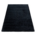 Ayyildiz koberce Kusový koberec Brilliant Shaggy 4200 Black - 140x200 cm