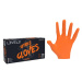 L3VEL3 Nitrile Gloves Orange L 100 ks