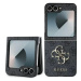 Kryt Guess GUHCZF64GMGGR Z Flip6 F741 black Leather 4G Metal Logo (GUHCZF64GMGGR)