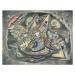 Obrazová reprodukce Composition: The Grey Oval (1917), Wassily Kandinsky, 40x30 cm