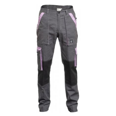 Dámské letní montérkové kalhoty MAX SUMMER LADY, šedá/sv. fialová Červa