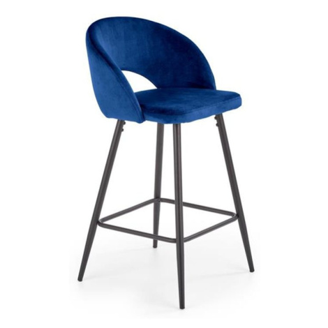Halmar Barová židle H96, tmavě modrá