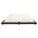 Dvoulůžková postel z borovicového dřeva s matrací Karup Design Dock Comfort Mat Black/Natural, 1