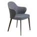Estila Luxusní moderní jídelní židle Vita Naturale v šedé barvě 83cm