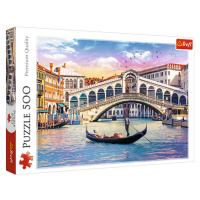 Trefl Puzzle 500 - Most Rialto, Benátky